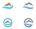 Mountain Logos and symbols template icons