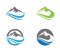 Mountain Logos and symbols template icons