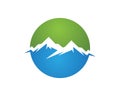 Mountain Logos Template Royalty Free Stock Photo