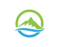Mountain Logos Template Royalty Free Stock Photo