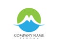 Mountain Logos Template vector design Royalty Free Stock Photo