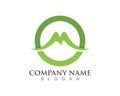 Mountain Logos Template vector design Royalty Free Stock Photo