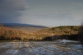 The mountain Male Karpaty in winter