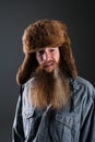 Mountain man with a sneer Royalty Free Stock Photo