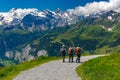 Mountain Mannlichen, Switzerland Royalty Free Stock Photo