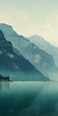 Impressive Panoramas Of A Hazy Romantic Lake Surrounded By Mountains