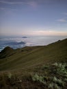 Mountain Merbabu View Royalty Free Stock Photo