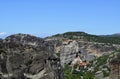 Mountain Meteora Wonder Of The World In Greece Monasteries On The Rocks Royalty Free Stock Photo