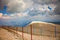 Mountain mont Ventoux cloudy daytime