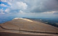 Mountain mont Ventoux cloudy daytime