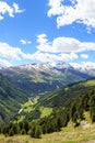 Mountain Monte Sobretta panorama in Ortler Alps