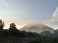 Mountain in morning faze