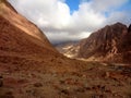 The mountain of Moses, Sinai Royalty Free Stock Photo