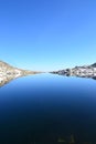 Mountain nature blue sky green park wood clouds lake reflex nice