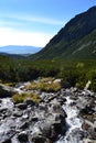 Mountain nature blue sky green park wood clouds lake reflex nice