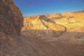 View of the valley from the mount. Landscape in Dead sea region. Nature Israel Royalty Free Stock Photo