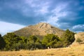 Mountain near ancient Ruins of Mycenae, Greece