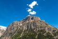 Mountain  near Gimmelwald Royalty Free Stock Photo