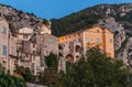 Mountain old village Peille, Provence Alpes, France. Royalty Free Stock Photo