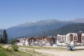 Mountain Olympic village at Rosa Khutor. Russia