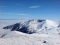 Mountain Olympus Greek sky clouds snow landscape Greece