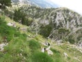 Mountain Orjen Montenegro landscape in summer