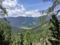 Mountain overview lav national parc in Slovenia