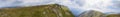 Bucegi plateau mountain panorama Royalty Free Stock Photo