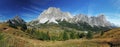 Mountain panorama in Dolomites Royalty Free Stock Photo