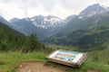 Mountain panorama at Grossglockner High Alpine Road, Austria Royalty Free Stock Photo