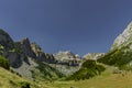 Mountain panorama Pyrenees at Somport Pass