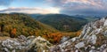 Mountain panorama in Slovakia - Small Carpathian