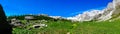 Mountain panorama in summer Alpe Devero Royalty Free Stock Photo