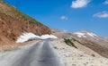 Mountain pass from Beqaa (Bekaa) Valley to Qadisha in Lebanon