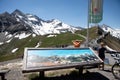 Mountain pass Fuscher Torl on Grossglockner High Alpine Road, Austria Royalty Free Stock Photo
