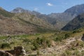 Mountain pass in western cape, South Africa. Royalty Free Stock Photo