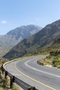 Mountain pass in western cape, South Africa. Royalty Free Stock Photo