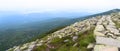 Mountain path to Snezne Jamy in Krkonose Giant Mountains, Czech Republic, Bohemian Region Royalty Free Stock Photo