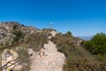 Mountain paths on Monte Calamorro Benalmadena Spain Royalty Free Stock Photo