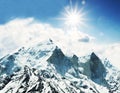 Mountain peak Royalty Free Stock Photo