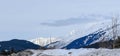 Mountain Peak above Anchorage, Alaska Royalty Free Stock Photo