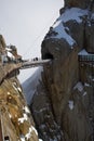 Mountain peak Aiguille Du Midi Royalty Free Stock Photo