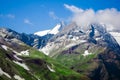 Mountain peak in Alps of Austria Royalty Free Stock Photo