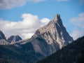 Mountain peak in the Canadian Rockies, Alberta, Canada Royalty Free Stock Photo