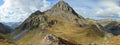 Mountain peak d'Arrious in the Atlantic Pyrenees, Bearn Royalty Free Stock Photo