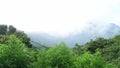 Mountain peak in Sri Lanka nature