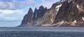 Mountain peaks in north Norway - Senja island