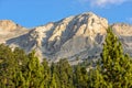 Mountain peaks of Olympus ridge in Greece Royalty Free Stock Photo