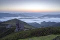 Mountain plateau landscape