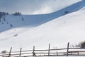 Mountain Ranch in winter Royalty Free Stock Photo